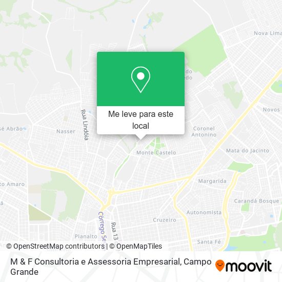 M & F Consultoria e Assessoria Empresarial mapa