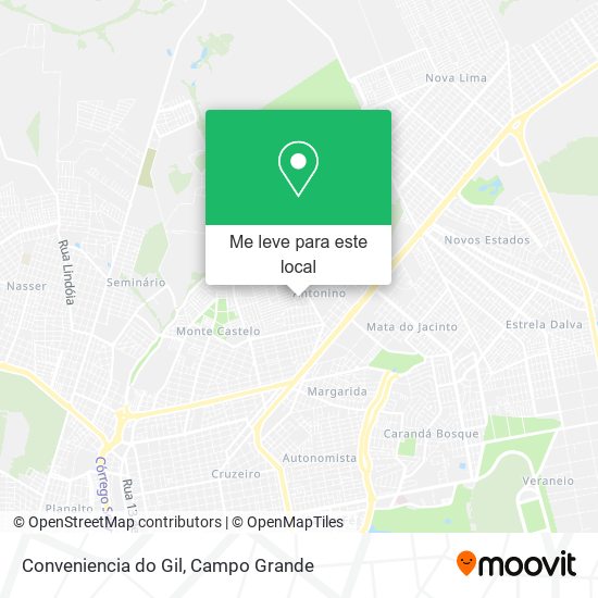 Conveniencia do Gil mapa