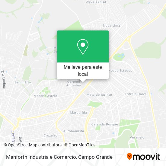 Manforth Industria e Comercio mapa