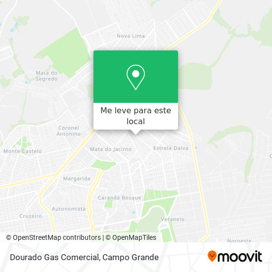 Dourado Gas Comercial mapa