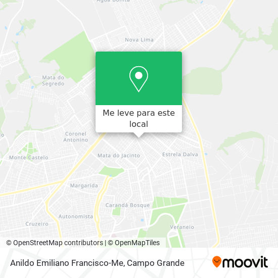 Anildo Emiliano Francisco-Me mapa