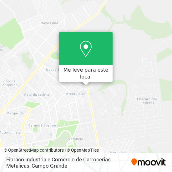 Fibraco Industria e Comercio de Carrocerias Metalicas mapa