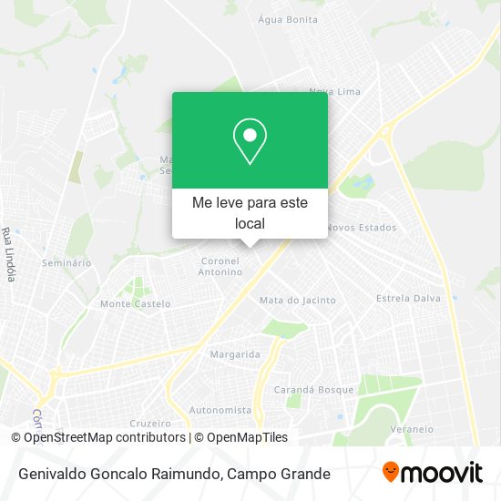 Genivaldo Goncalo Raimundo mapa