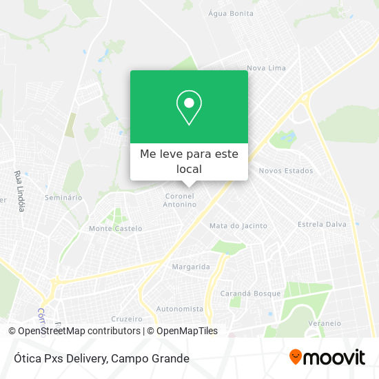 Ótica Pxs Delivery mapa