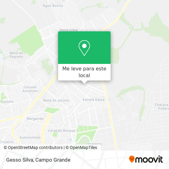 Gesso Silva mapa