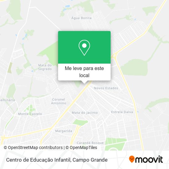 Centro de Educação Infantil mapa