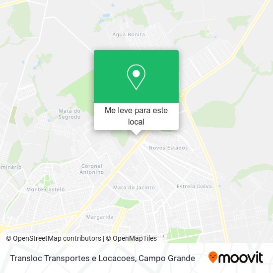 Transloc Transportes e Locacoes mapa