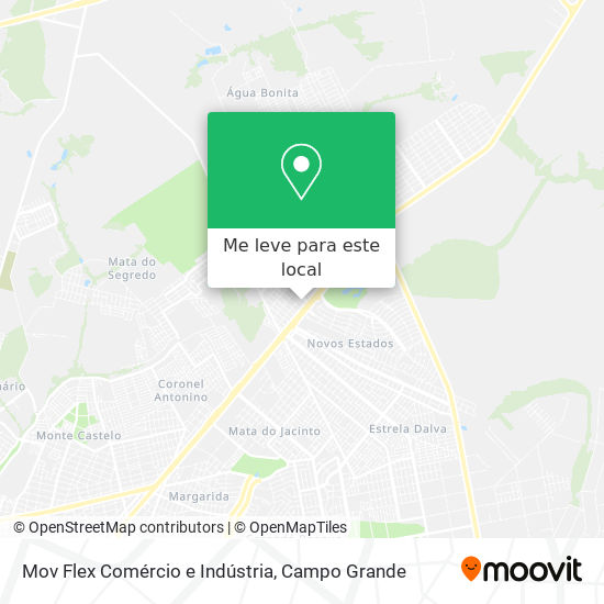 Mov Flex Comércio e Indústria mapa