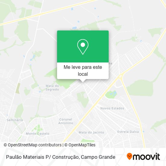 Paulão Materiais P/ Construção mapa