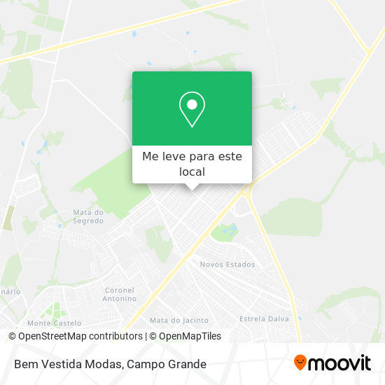 Bem Vestida Modas mapa