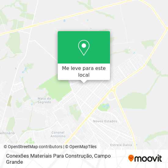 Conexões Materiais Para Construção mapa