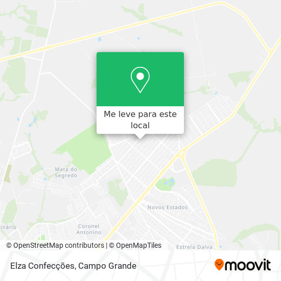 Elza Confecções mapa