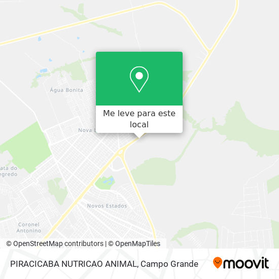 PIRACICABA NUTRICAO ANIMAL mapa