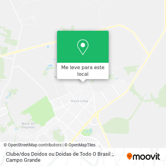 Clube / dos Doidos ou Doidas de Todo O Brasil ; mapa