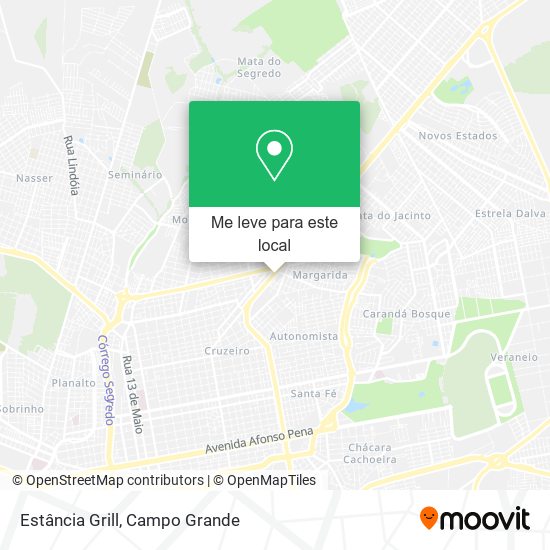 Estância Grill mapa