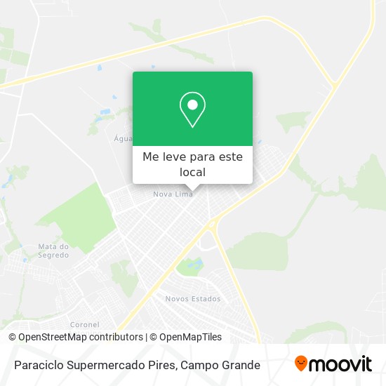 Paraciclo Supermercado Pires mapa