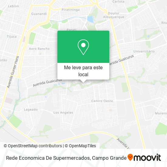 Rede Economica De Supermercados mapa