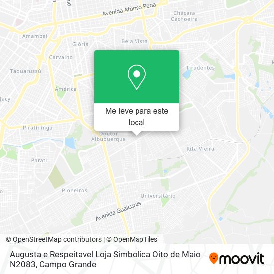 Augusta e Respeitavel Loja Simbolica Oito de Maio N2083 mapa