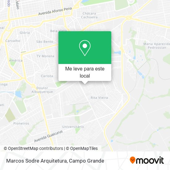 Marcos Sodre Arquitetura mapa