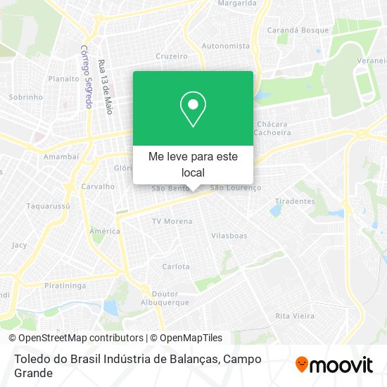 Toledo do Brasil Indústria de Balanças mapa