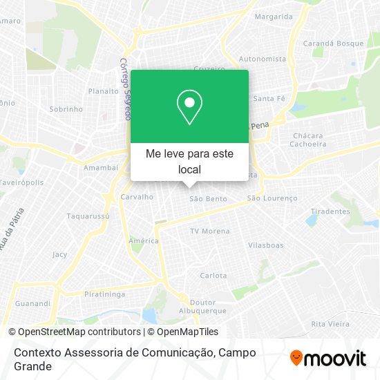 Contexto Assessoria de Comunicação mapa