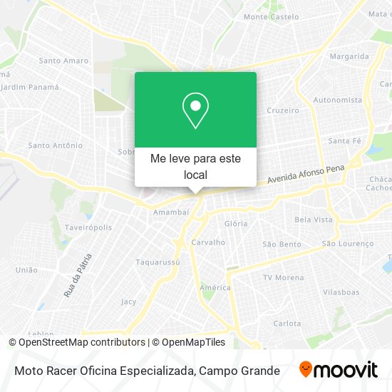 Moto Racer Oficina Especializada mapa