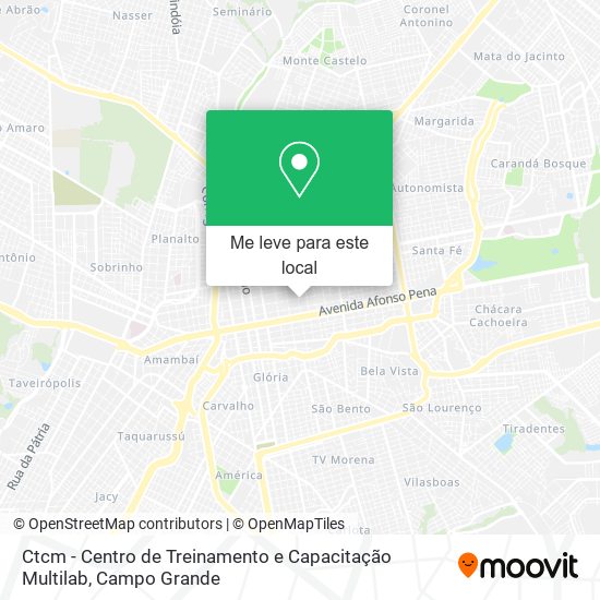 Ctcm - Centro de Treinamento e Capacitação Multilab mapa