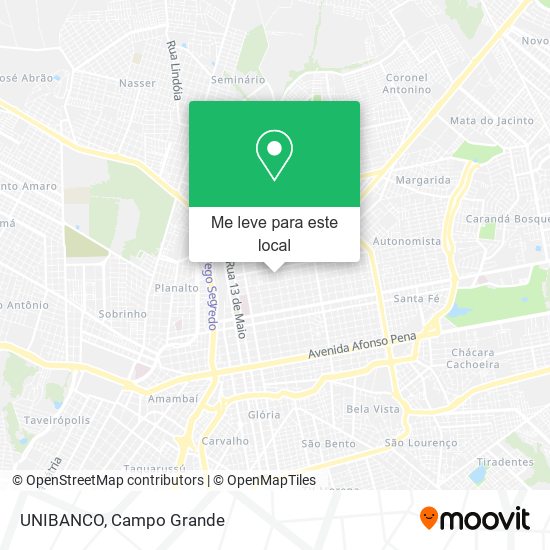 UNIBANCO mapa