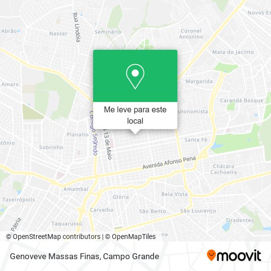 Genoveve Massas Finas mapa