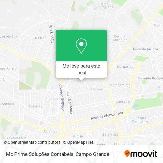 Mc Prime Soluções Contábeis mapa