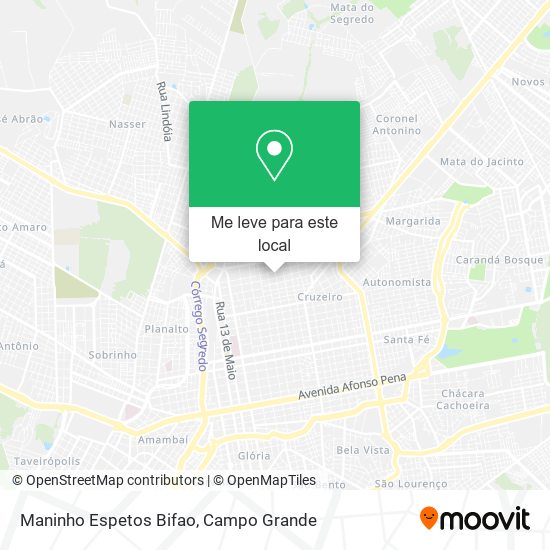 Maninho Espetos Bifao mapa