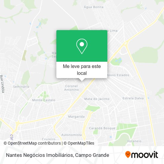 Nantes Negócios Imobiliários mapa