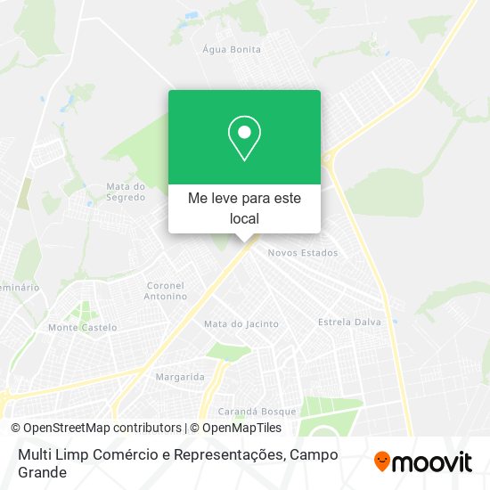 Multi Limp Comércio e Representações mapa