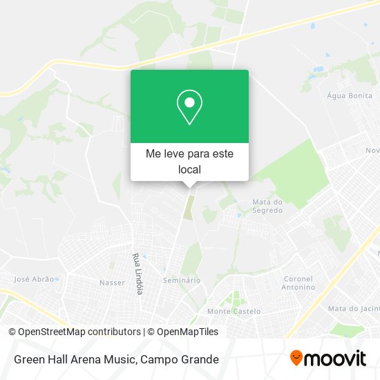 Green Hall Arena Music mapa