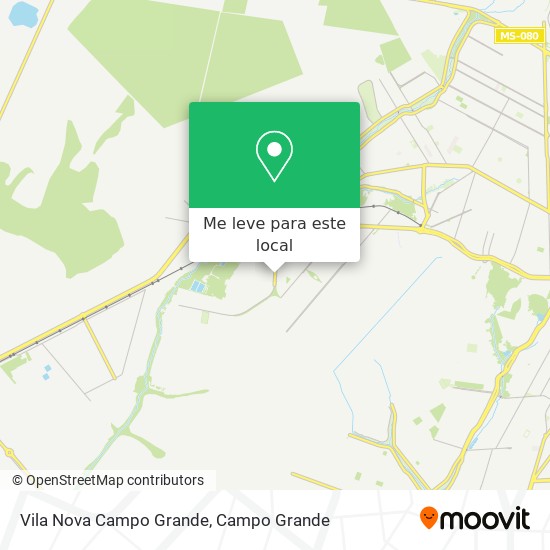 Vila Nova Campo Grande mapa