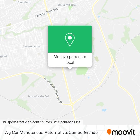 A'g Car Manutencao Automotiva mapa