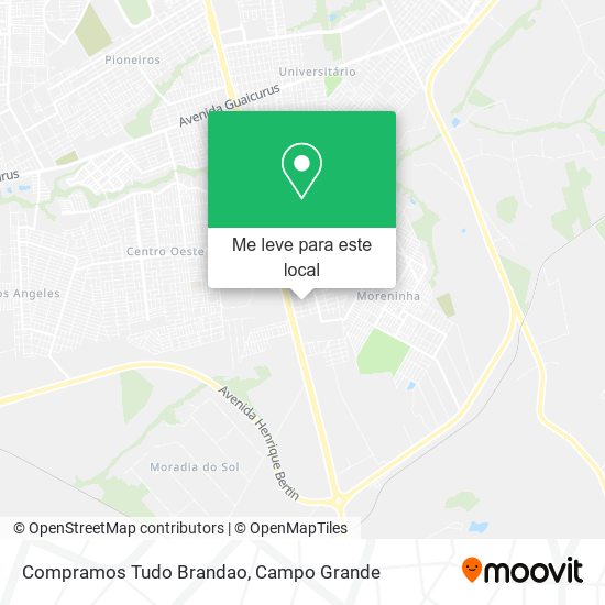 Compramos Tudo Brandao mapa