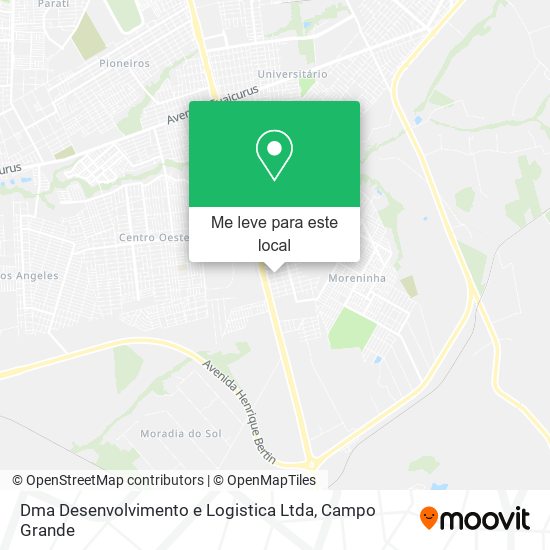 Dma Desenvolvimento e Logistica Ltda mapa