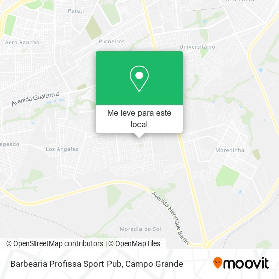 Barbearia Profissa Sport Pub mapa