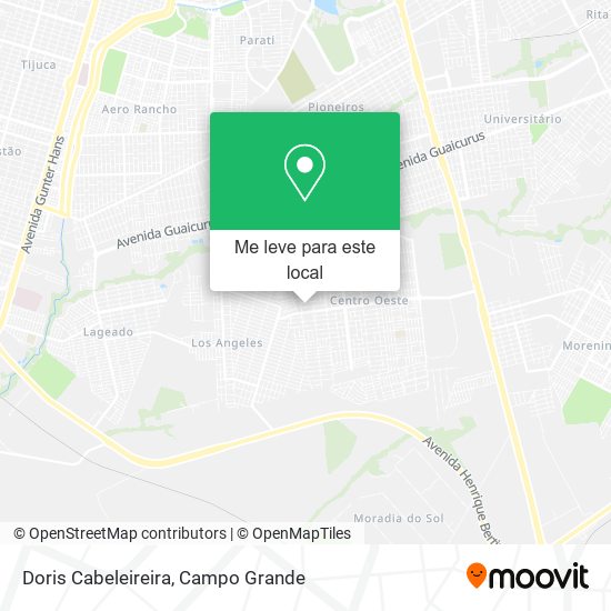 Doris Cabeleireira mapa