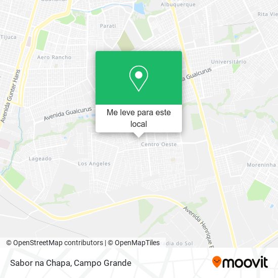 Sabor na Chapa mapa