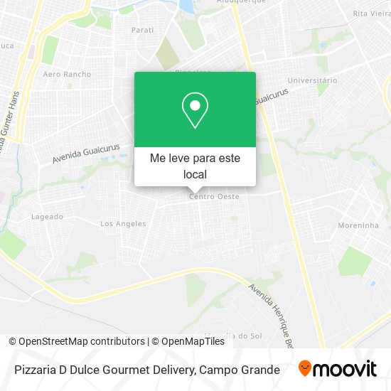 Pizzaria D Dulce Gourmet Delivery mapa
