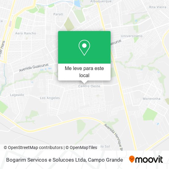 Bogarim Servicos e Solucoes Ltda mapa