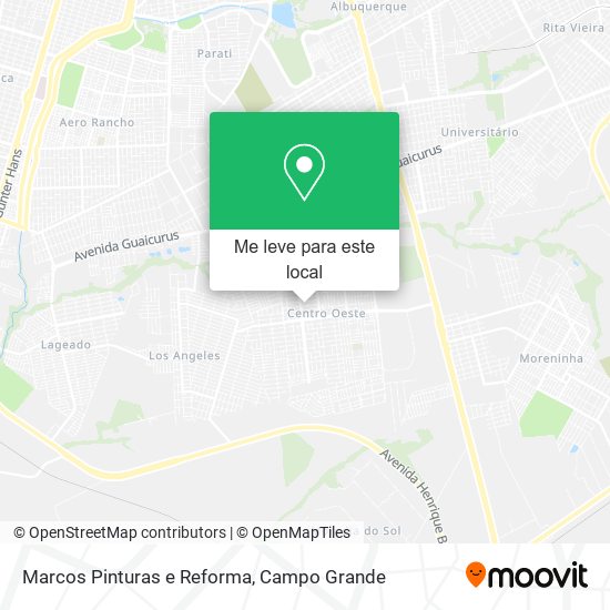 Marcos Pinturas e Reforma mapa