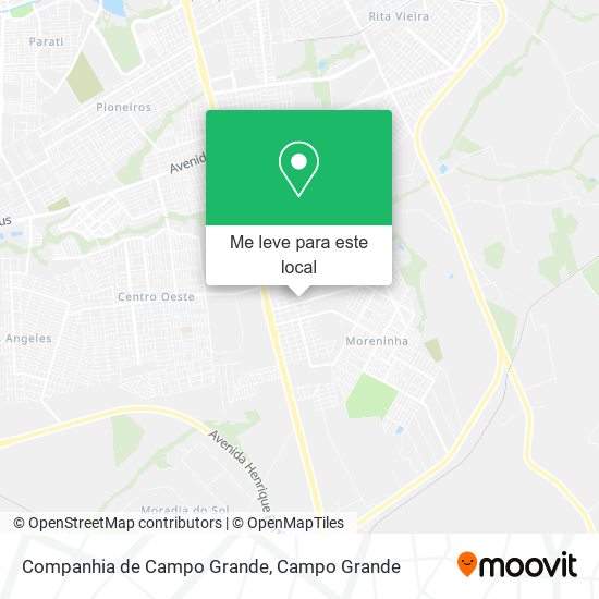 Companhia de Campo Grande mapa