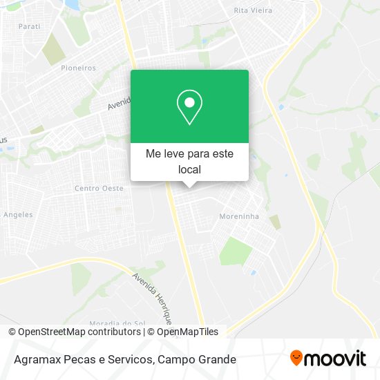 Agramax Pecas e Servicos mapa