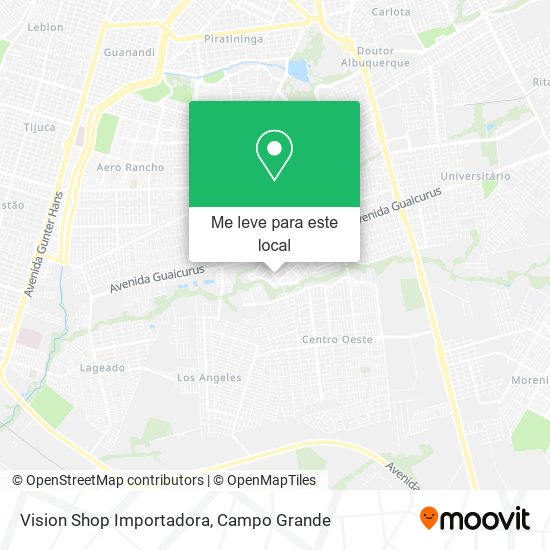 Vision Shop Importadora mapa