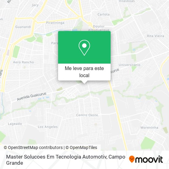 Master Solucoes Em Tecnologia Automotiv mapa