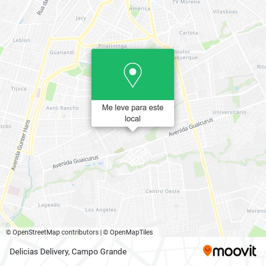 Delicias Delivery mapa