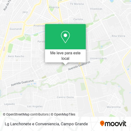 Lg Lanchonete e Conveniencia mapa